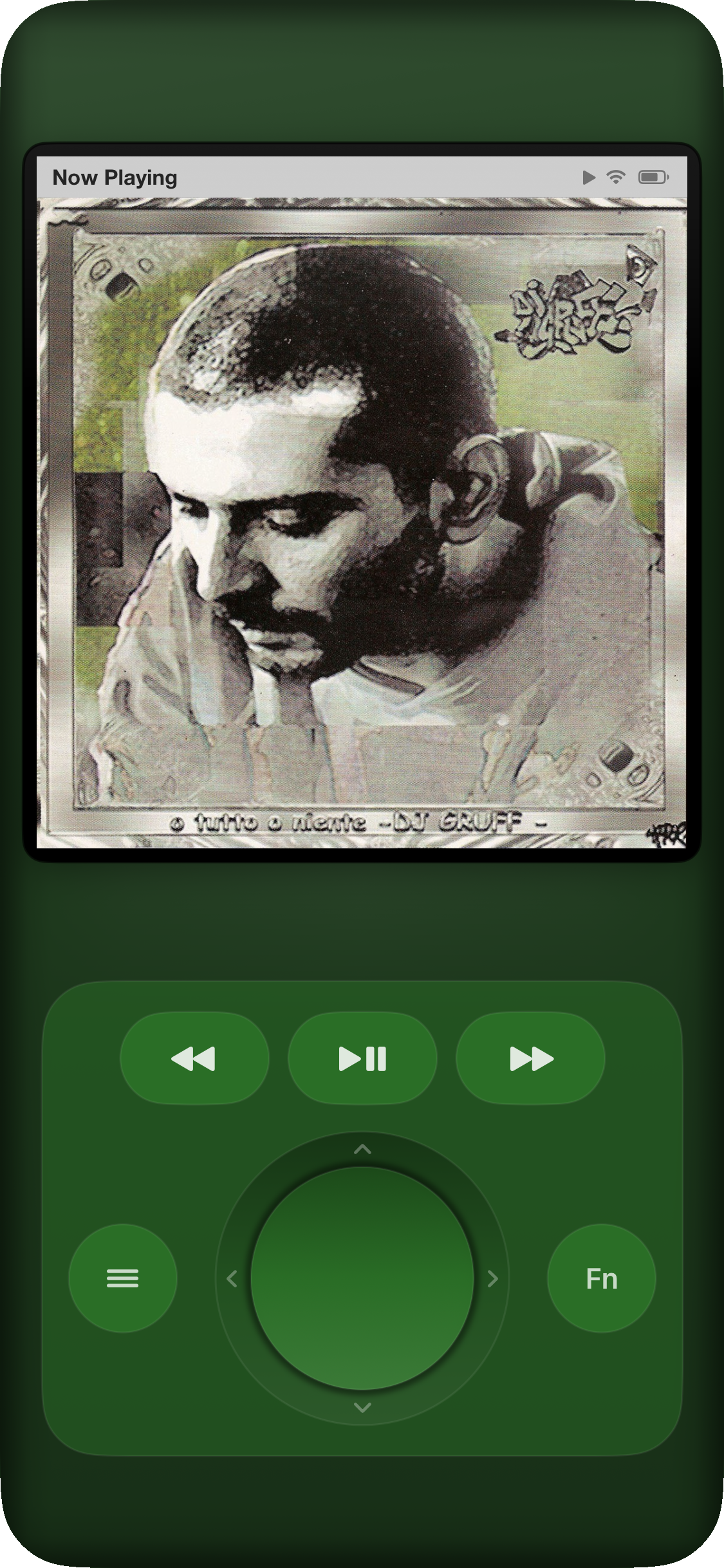 Jam-Pod for iPhone in Green theme