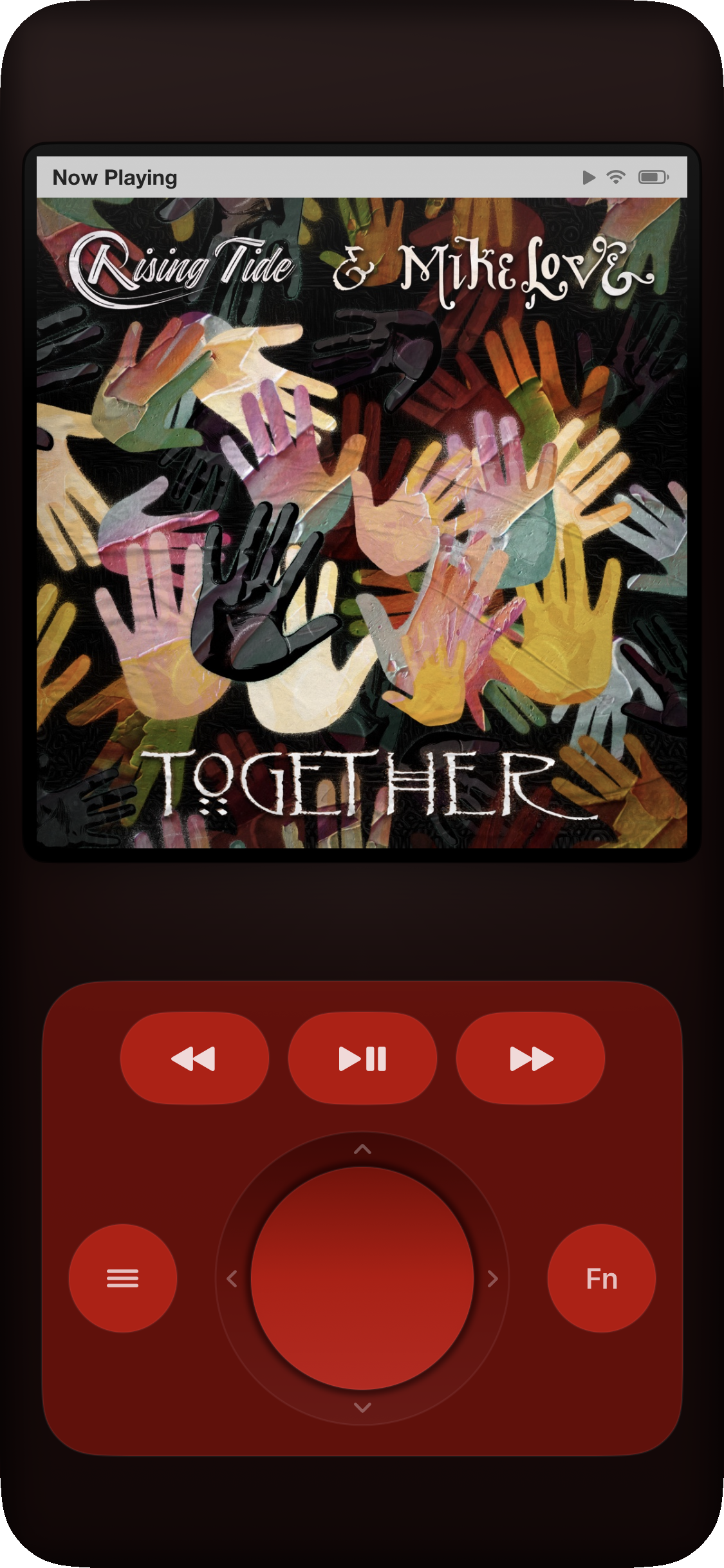 Jam-Pod for iPhone in U2 theme